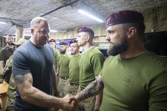 Ukrainian President Volodymyr Zelenskyy Awards Medals To Frontline Troops In Kursk Region