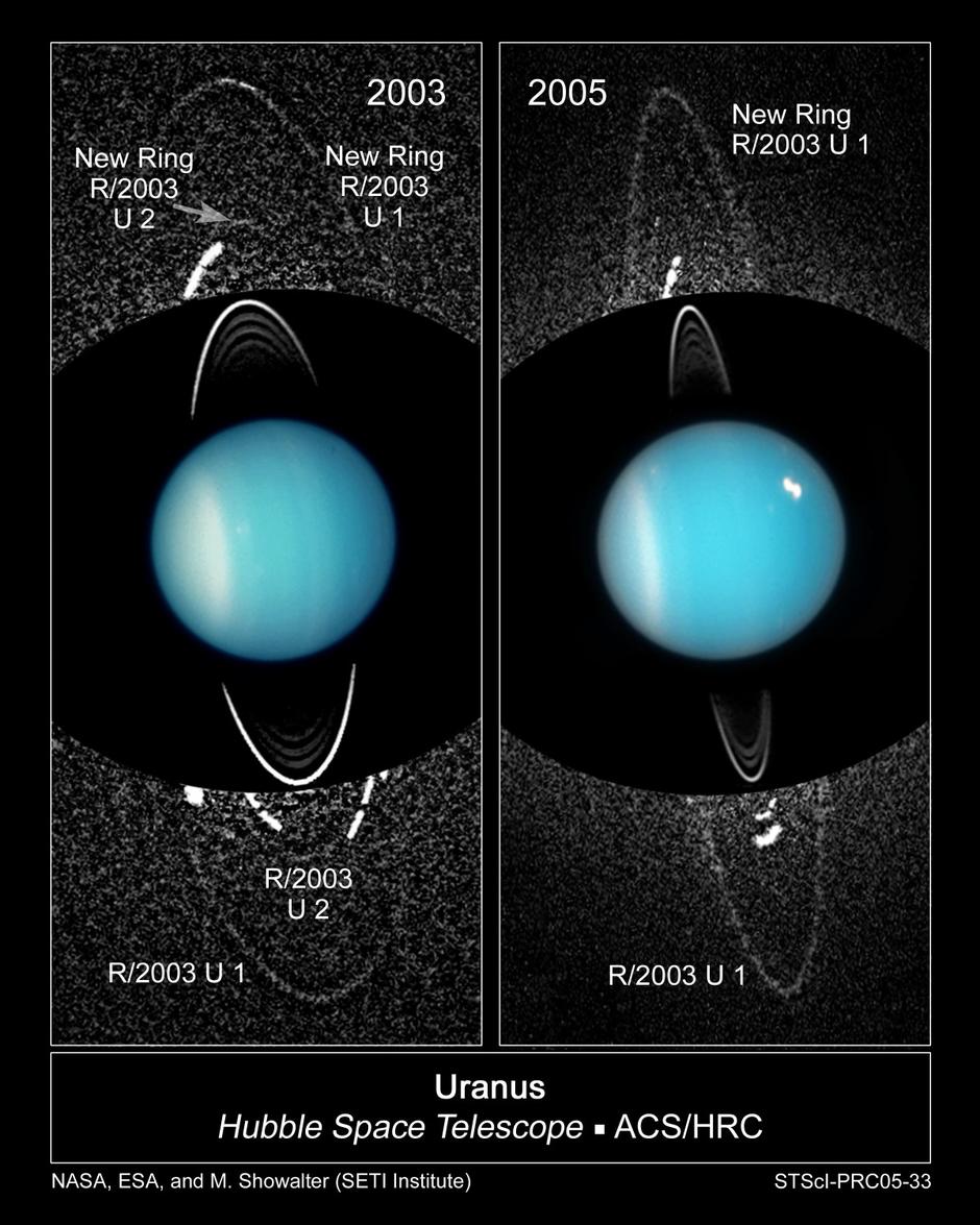 Uran | Author: NASA, ESA, and M. Showalter
