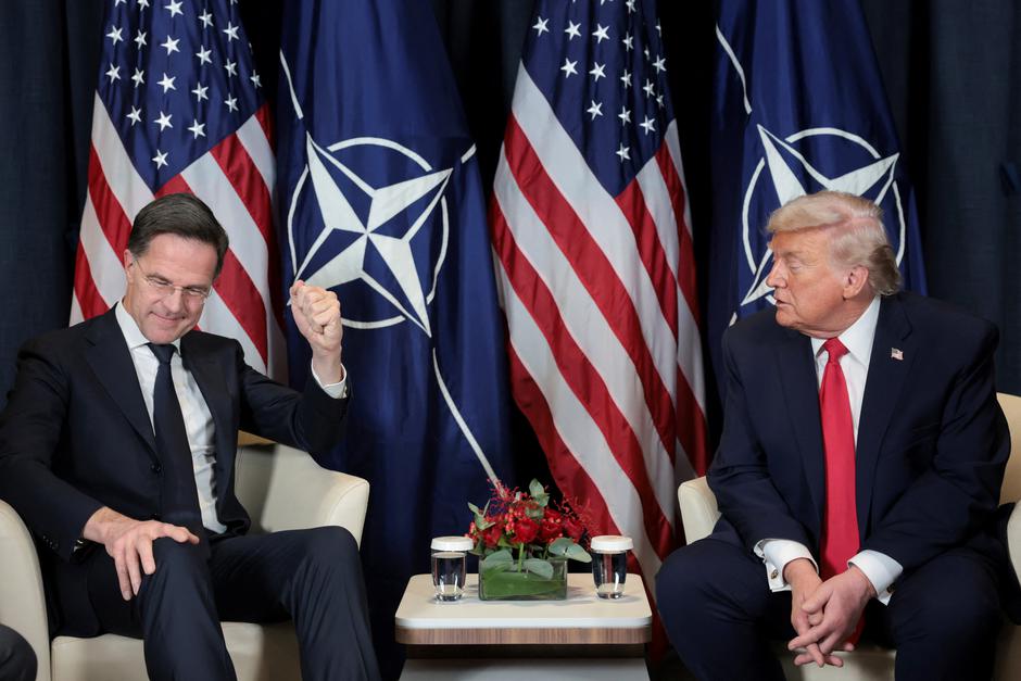 U.S. President Trump holds a bilateral meeting with NATO Secretary General Mark Rutte, at the World Economic Forum in Davos | Author: Jonathan Ernst