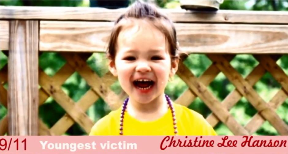 Christine Lee Hansen, najmlađa žrtva 11. rujna | Author: YouTube