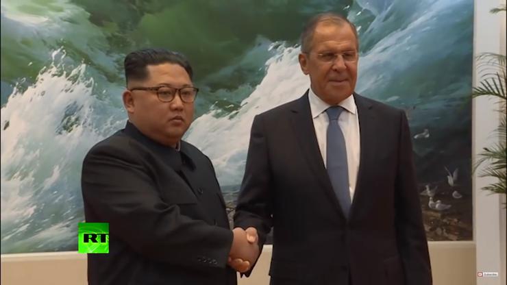 Kim Jong-Un i Sergej Lavrov