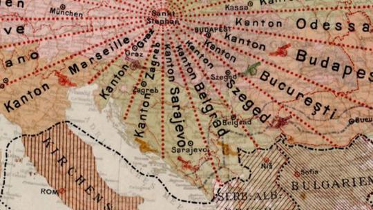Karta utopističke Europske unije