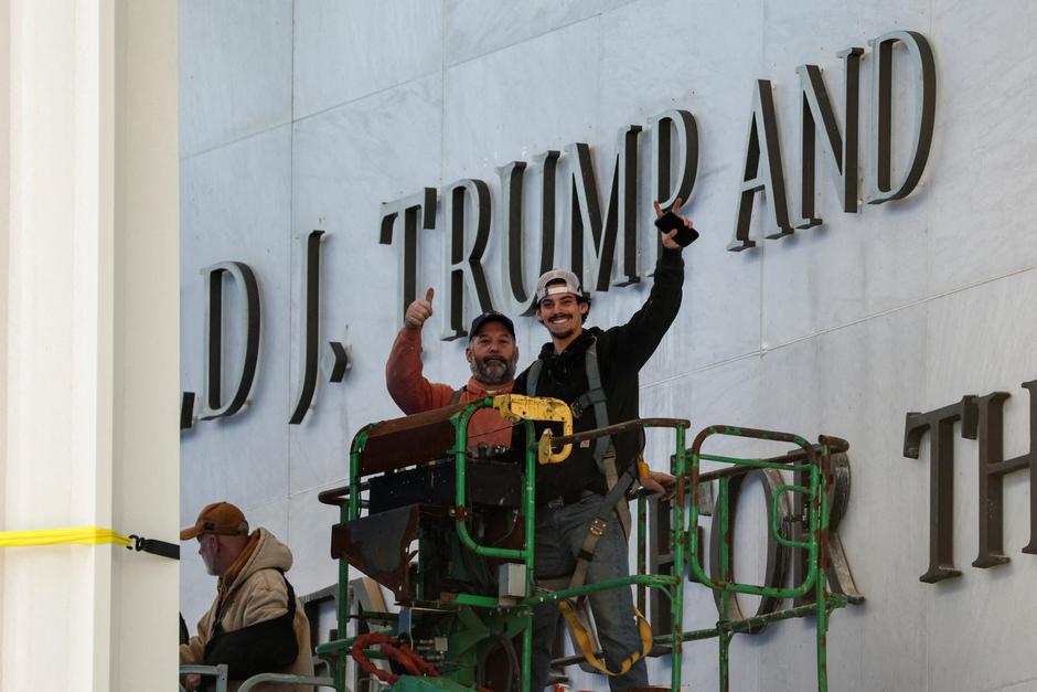 Renaming of The John F. Kennedy Memorial Center for the Performing Arts, in Washington | Author: KEVIN LAMARQUE/REUTERS