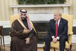 Princ prijestolonasljednik Mohammed bin Salman, Donald Trump