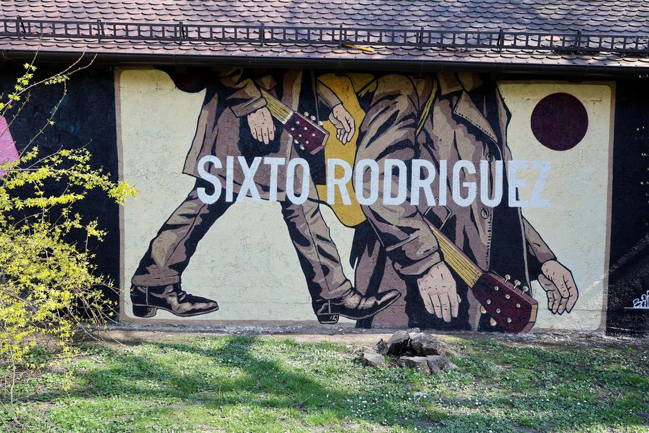 24sata Zagreb: Mural glazbenika Sixta Rodrigueza | Author: Patrik Macek/PIXSELL