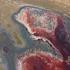 ALXA, CHINA - AUGUST 22: An aerial view shows Wulan Lake located in the heart of the Tengger Desert in Alxa Left Banner,