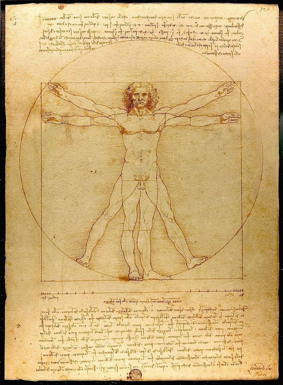 Vitruvijev čovjek Leondara da Vincija | Author: Wikipedia