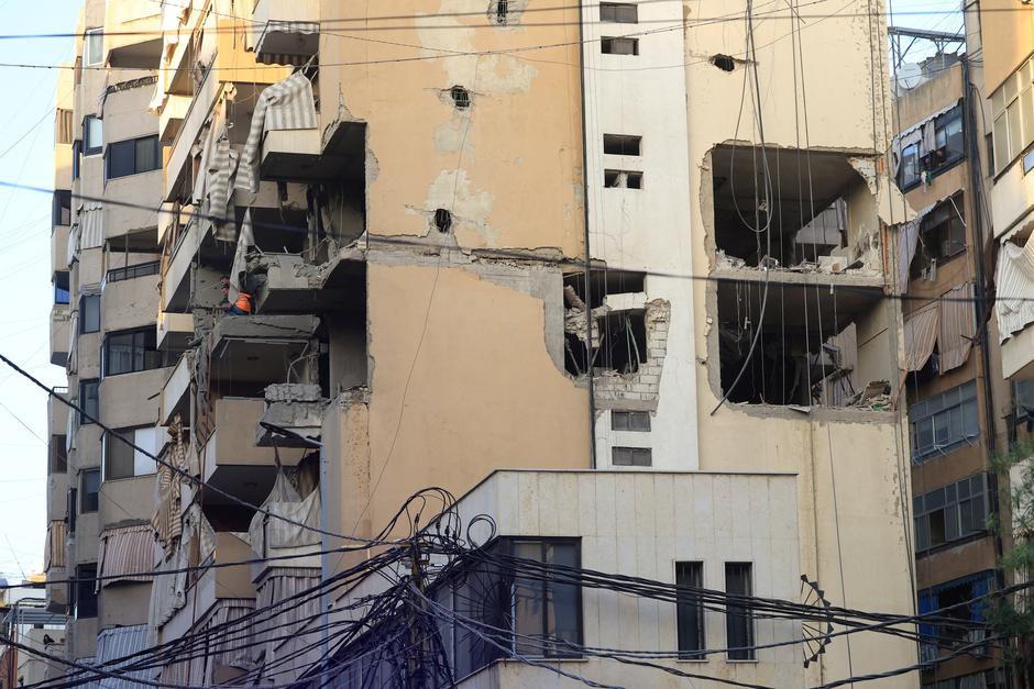Aftermath of Israeli military strike in Beirut's southern suburbs | Author: Mohamed Azakir