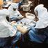 Collecting ebola samples