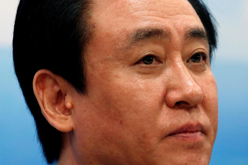 FILE PHOTO: China Evergrande Group Chairman Hui Ka Yan attends a news conference on the property developer's annual results in Hong Kong | Author: BOBBY YIP/REUTERS