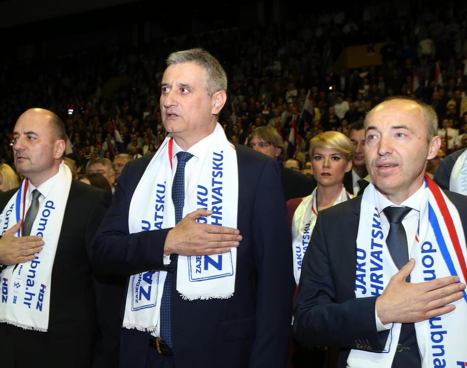 Milijan Brkić, Tomislav Karamarko i Damir Krstičević
