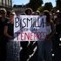 French high school and university students protest in Nantes
