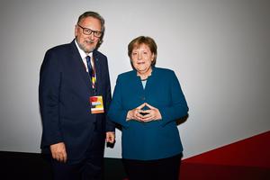 Davor Božinović i Angela Merkel