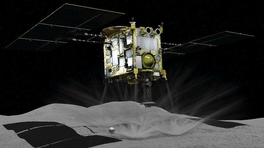 Japanska sonda na asteroidu