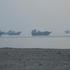 Vessels at the Strait of Hormuz, as seen from Musandam