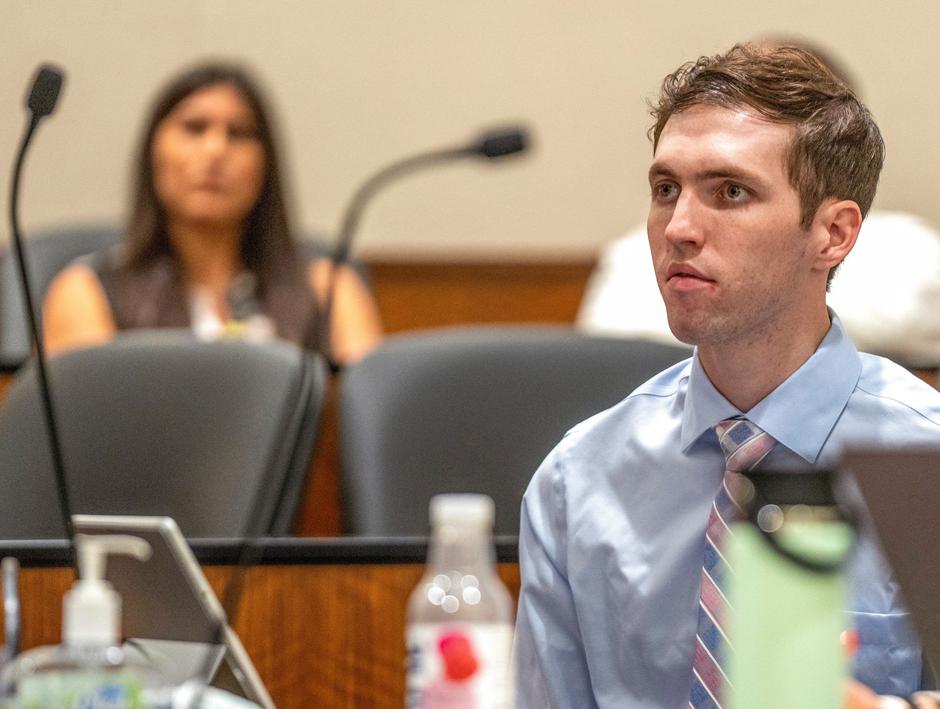 Tyler Robsinson, the man accused of killing Charlie Kirk at Utah Valley University, appears in court in Provo, Utah | Author: Rick Egan