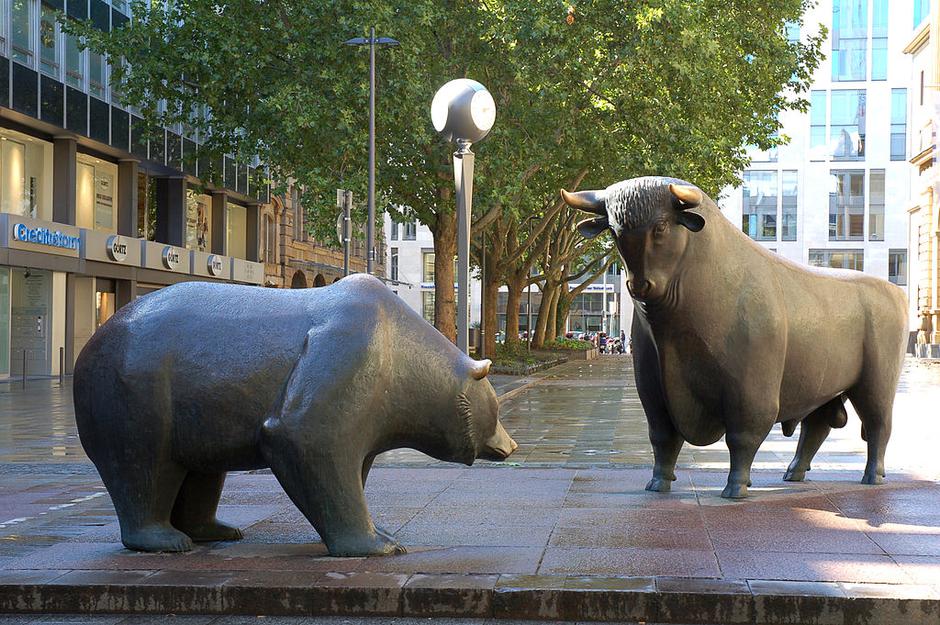 Medvjed i bik na Wall Streetu | Author: Wikipedia Commons