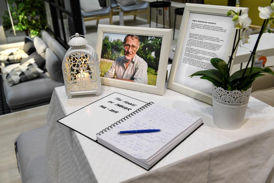 Knjiga žalosti povodom smrti Ingvara Kamprada | Author: TT NEWS AGENCY/REUTERS/PIXSELL