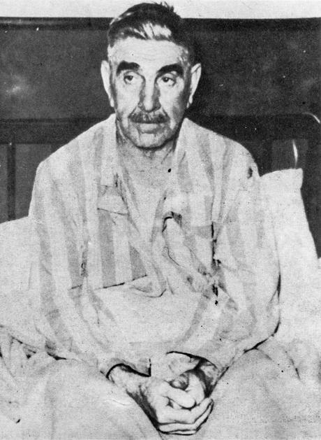 Ante Pavelić u bolnici u Lomas de Palomaru 1957. nakon pokušaja atentata