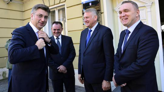 Plenković s kolegama iz HDZ-a