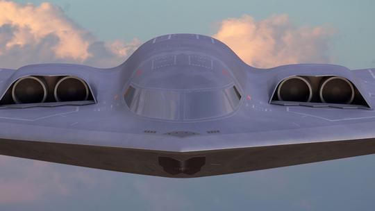 Northrop B-2 Spirit - American strategic bomber with reduced detectability built in a flying wing layout