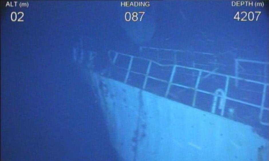 Olupina nepoznatog broda na dnu oceana pronađenog tijekom potrage za letom MH370 | Author: Geoscience Australia