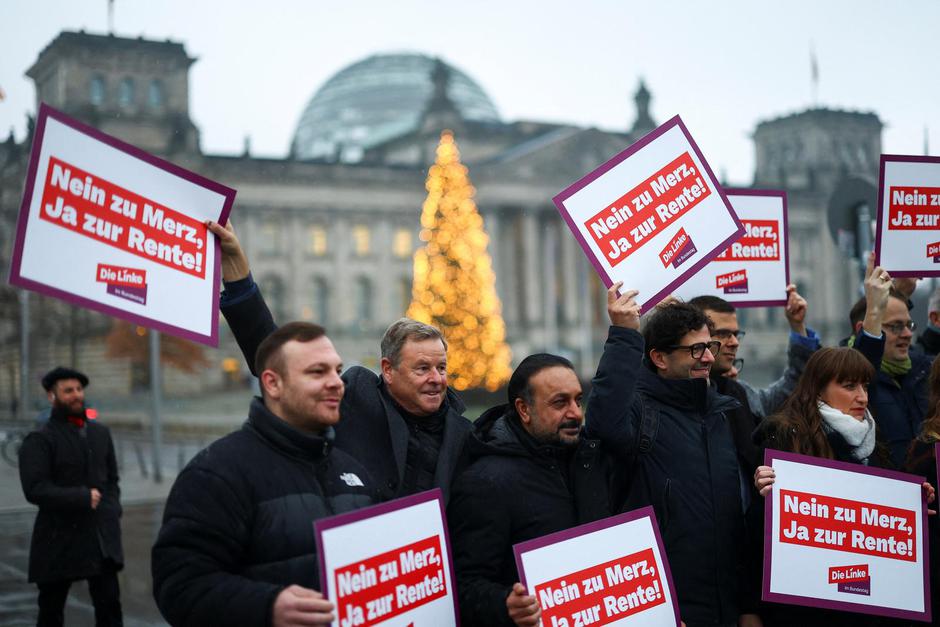 German parliament votes on a contentious pensions package | Author: LISI NIESNER/REUTERS