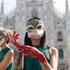Milan, Piazza del Duomo: PETA’s animal rights flash mob kicks off Fashion Week