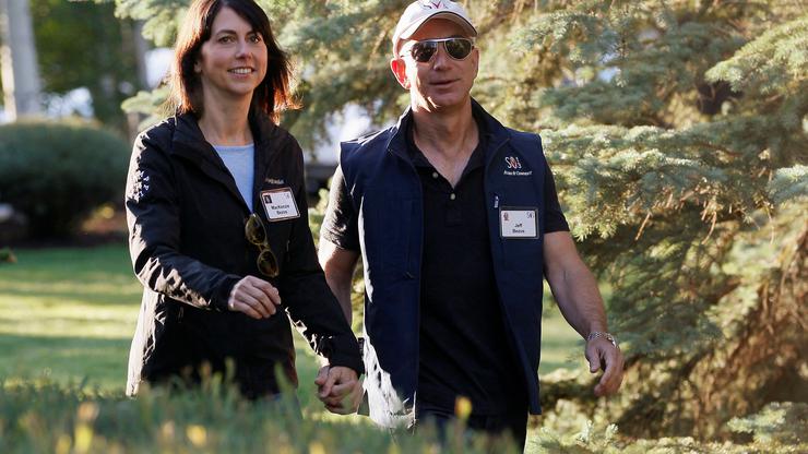 MacKenzie i Jeff Bezos