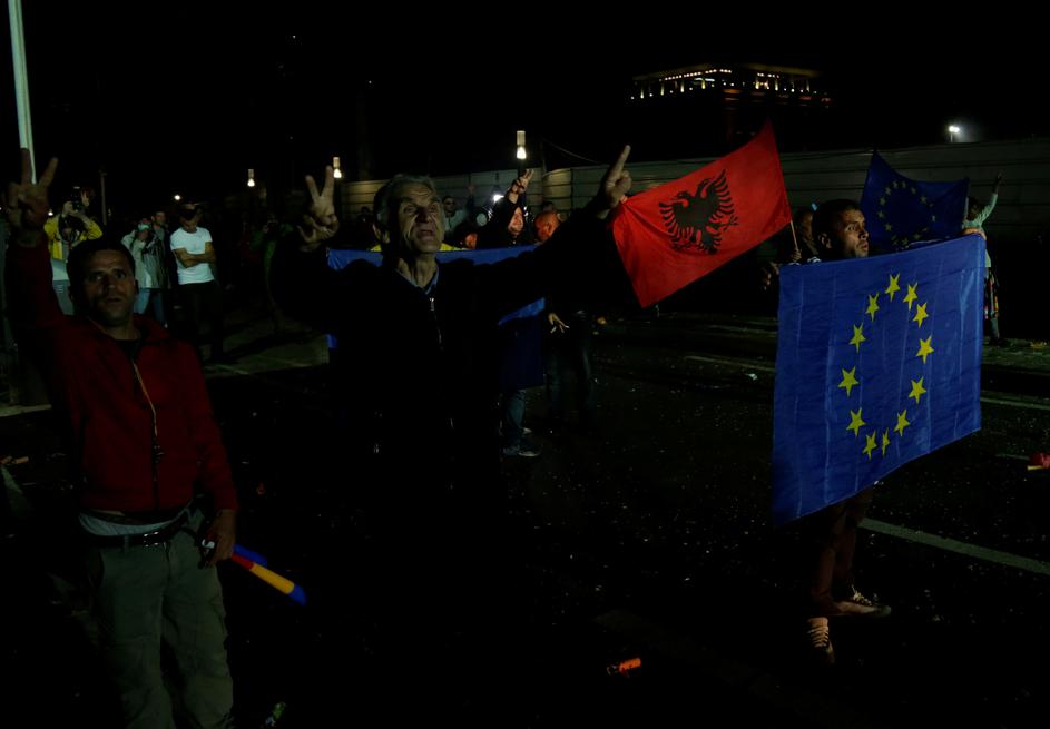 Albanske demonstracije