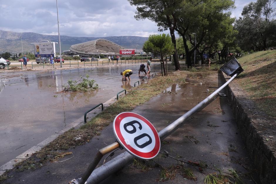 Poljud oštećen u oluji koja je poharala Split | Author: Ivo Cagalj/PIXSELL