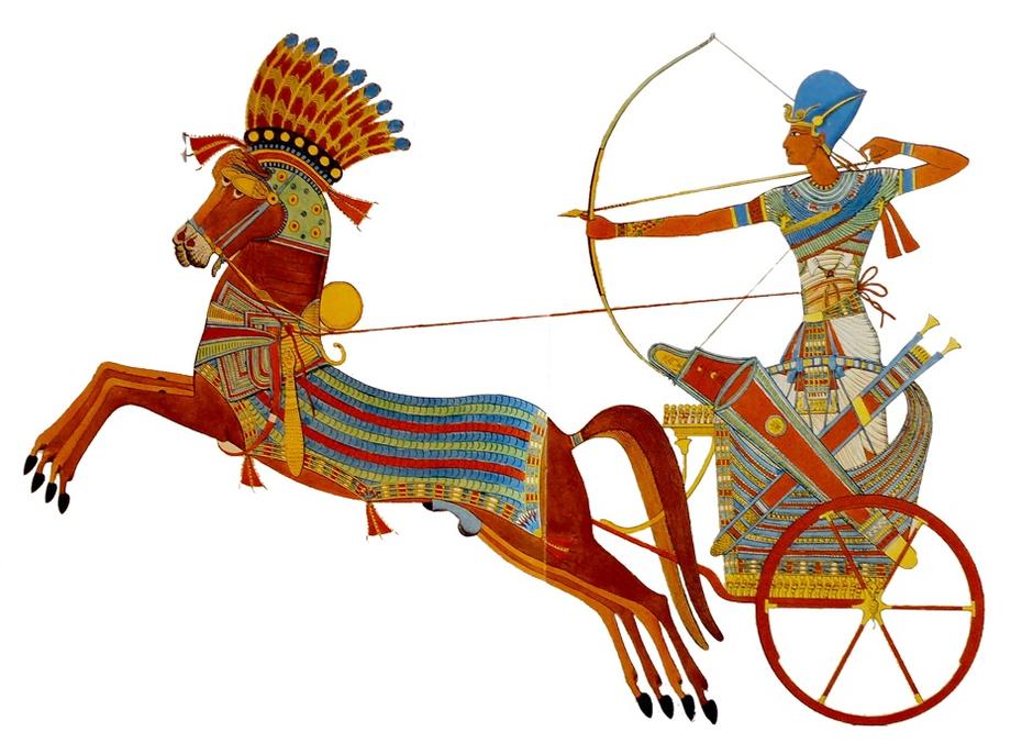 Faraon Ramzes II na kočiji | Author: Ippolito Rosellini/Wikipedia