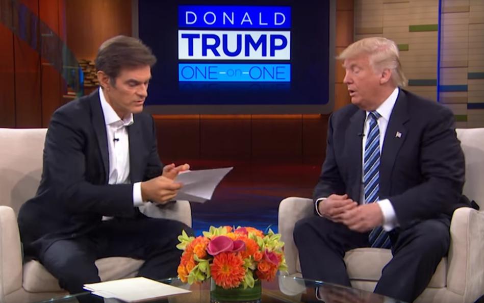 Dr. Oz i Donald Trump