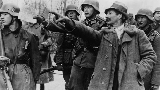 German soldiers during fights in Yugoslavia, 1941