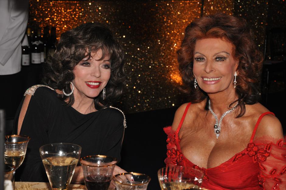 Sophia Loren i Joan Collins | Author: Prince Power