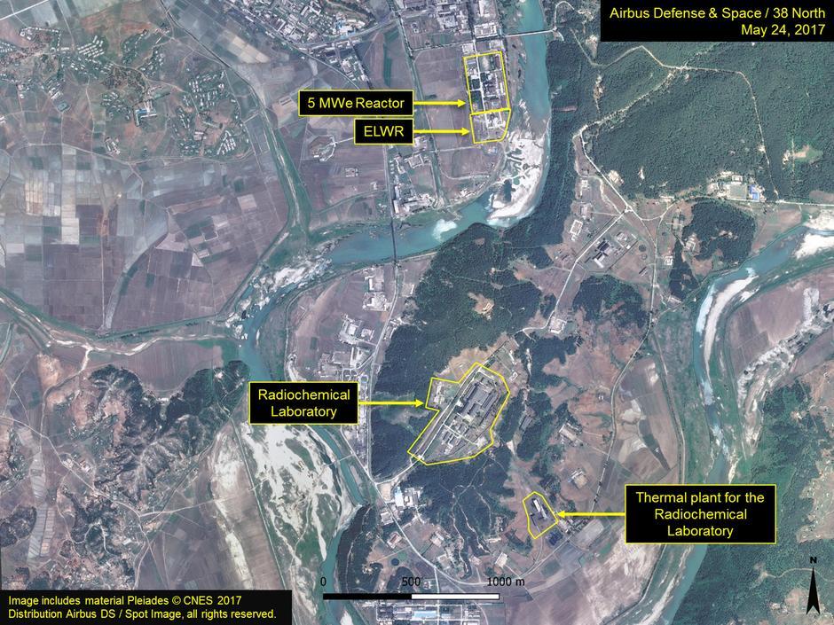 Satelitske snimke nuklearnih postrojenja u Sjevernoj Koreji | Author: handout