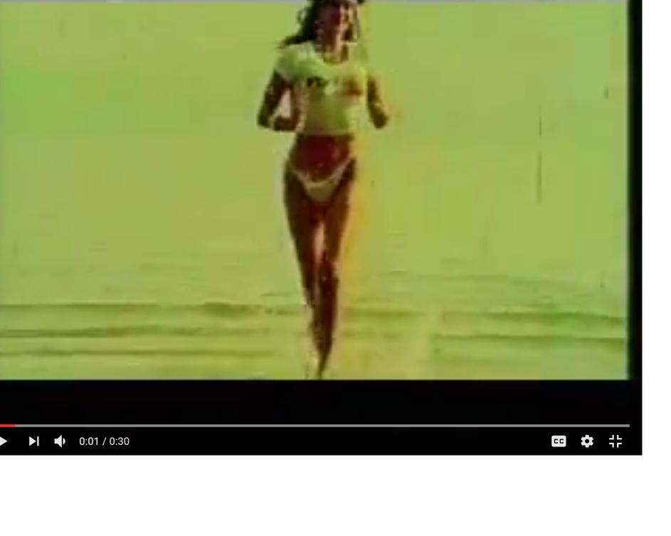Ana Sasso u reklami za Pipi