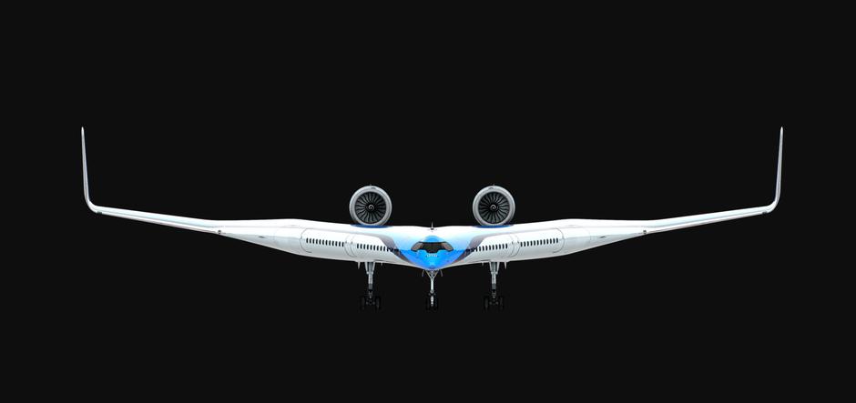 KLM avion Flying V | Author: Screenshot/TUDelft