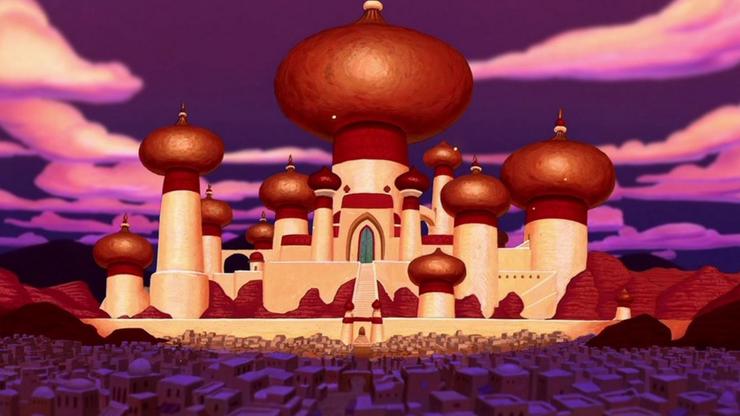 Scena iz animiranog filma Aladin