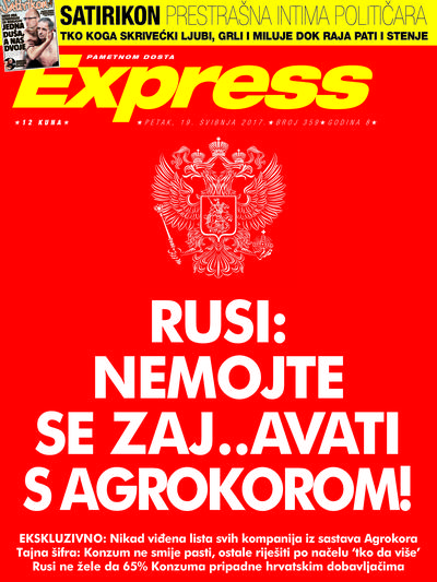 Rusi, nemojte se zaje****ti s Agrokorom