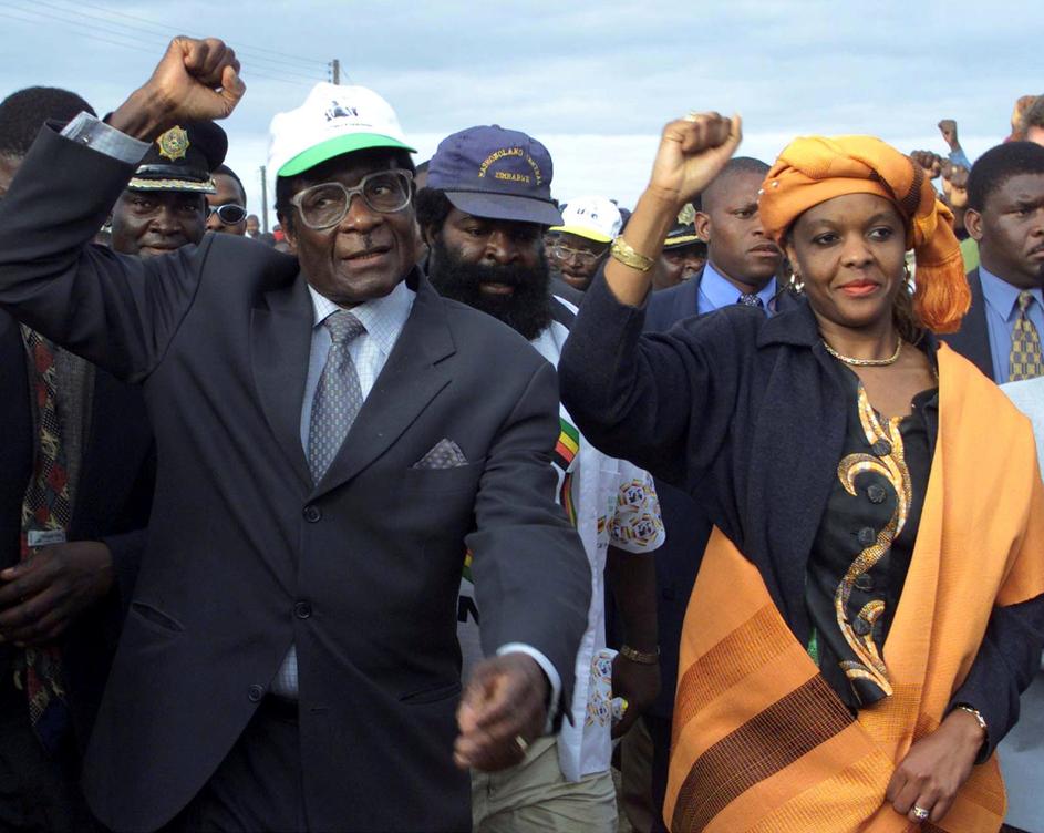 Grace i Robert Mugabe