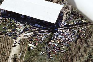 Samoubojstvo 900 ljudi kulta smrti Jima Jonesa u Jonestownu u Gvajani 1978.