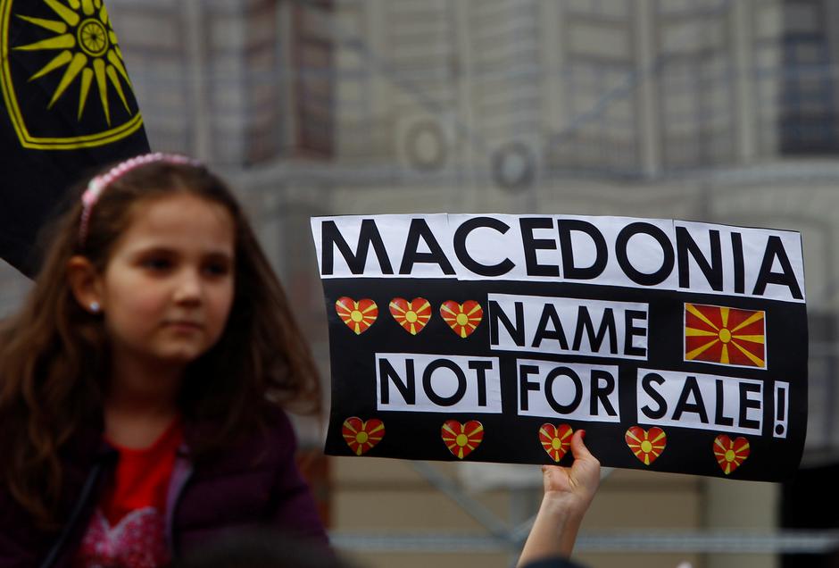 Prosvjedi u Skopju radi imena Makedonija | Author: REUTERS
