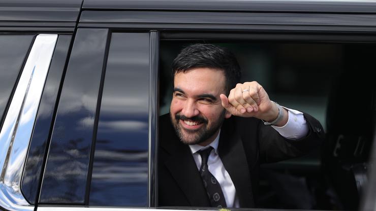 Zohran Mamdani leads Community Rally at Hillside Avenue Park Ahead of Election Day, New York, USA - 01 Nov 2025
