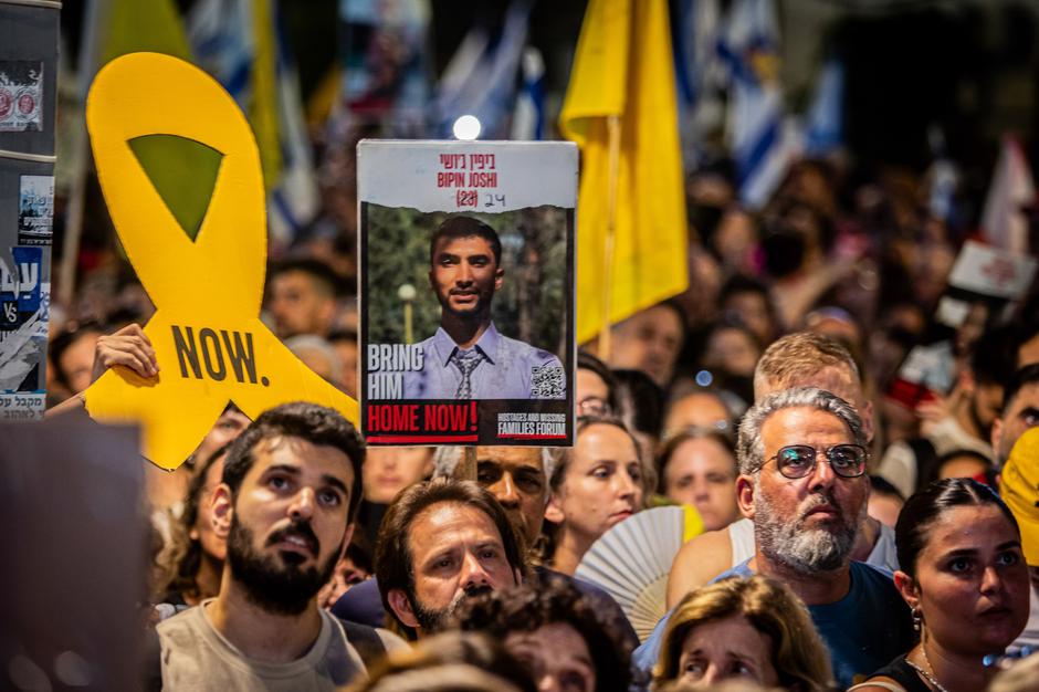 Nationwide protests and a general strike in Tel Aviv, Israel - 17 Aug 2025 | Author: Profimedia