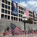 A Large Photograph Of U.S. President Donald Trump In Washington, District Of Columbia, USA, Washington Dc, Virginia. - 03 September 2025