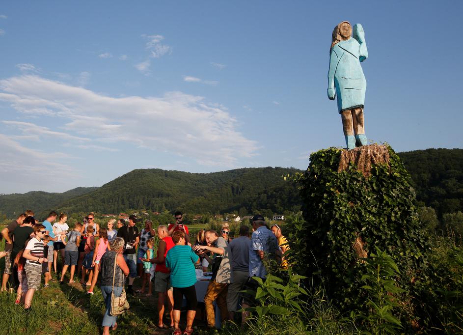 Kip Melanie Trump u Sloveniji