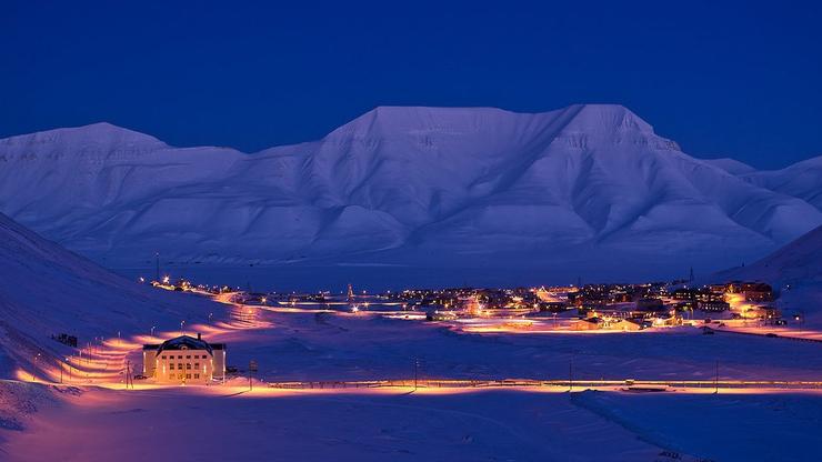 Lonyearyen - gradić na otočju Svalbard u Arktičkom oceanu