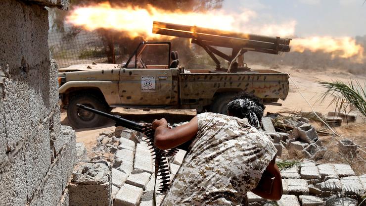 Libijski borci u Sirtu