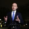 Trump senior aide Stephen Miller speaks about Venezuela at the White House in Washington